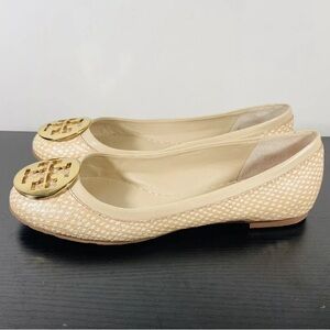 Tory Burch Reva Leather Ballet Flat Size 9